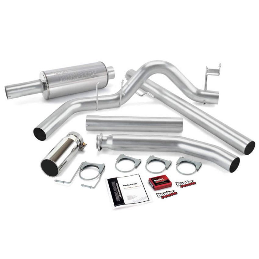 Banks Power 49359 01 Dodge 5.9L Std Cab Git-Kit - SS Single Exhaust w/ Chrome Tip