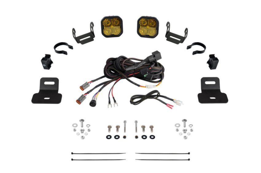 Diode Dynamics DD7867 17-24 Can-Am Maverick X3 SS3 Stage Series Ditch Light Kit - Pro Yellow Combo