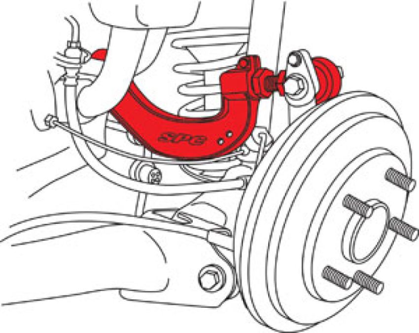 SPECIALTY PRODUCTS COMPANY 67476 CIVIC REAR CAMBER ARM