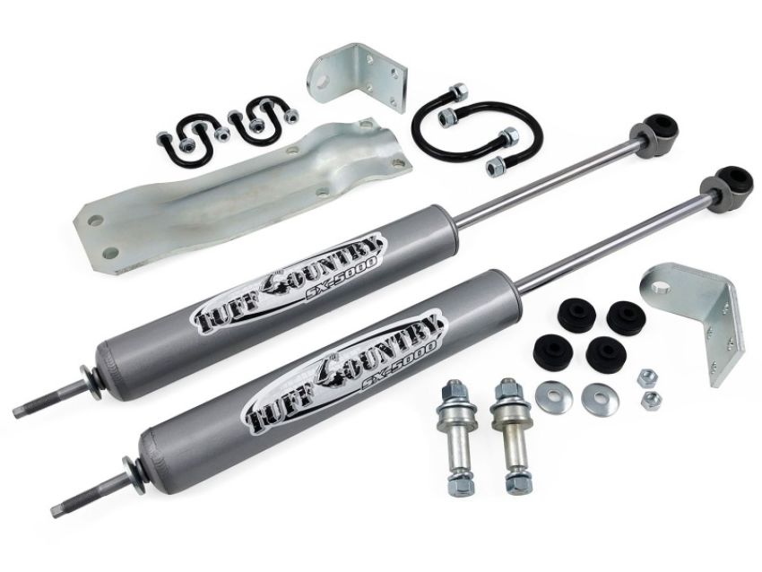 Tuff Country 66391 94-01 Dodge Ram 1500 4wd Dual Steering Stabilzer (In-Line Style)