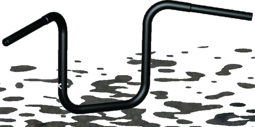 Burly Brand B12-1700TFB Ape Hanger 12in - Black