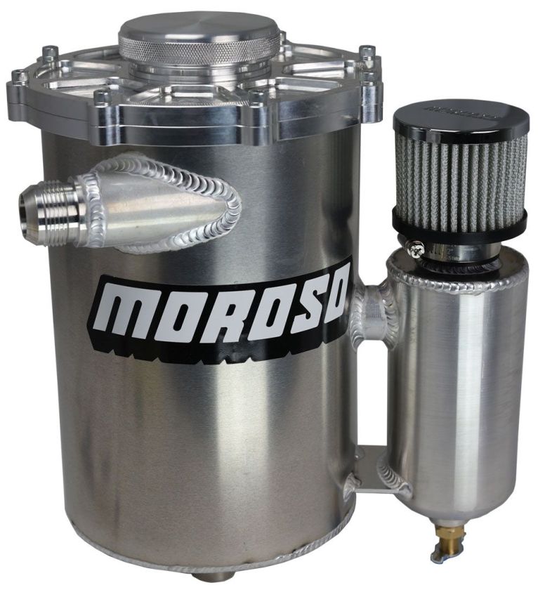 MOROSO MOR22612 Dry Sump Tank - 5qtrs 7in Diameter - 13in Tall