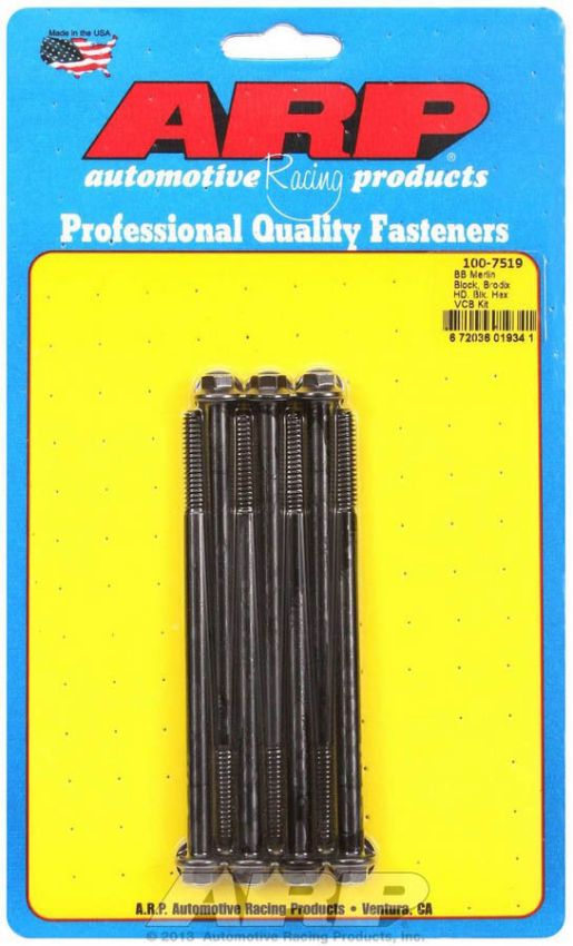 ARP ARP100-7519 BBC Valve Cover Bolt Kit - 1/4-20 6pt. (7)