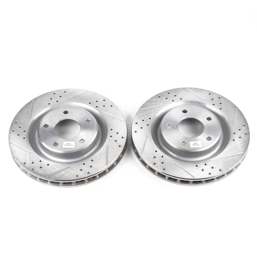 PowerStop AR82101XPR PowerStop Evolution Performance Drilled, Slotted & Plated Brake Rotor Pair