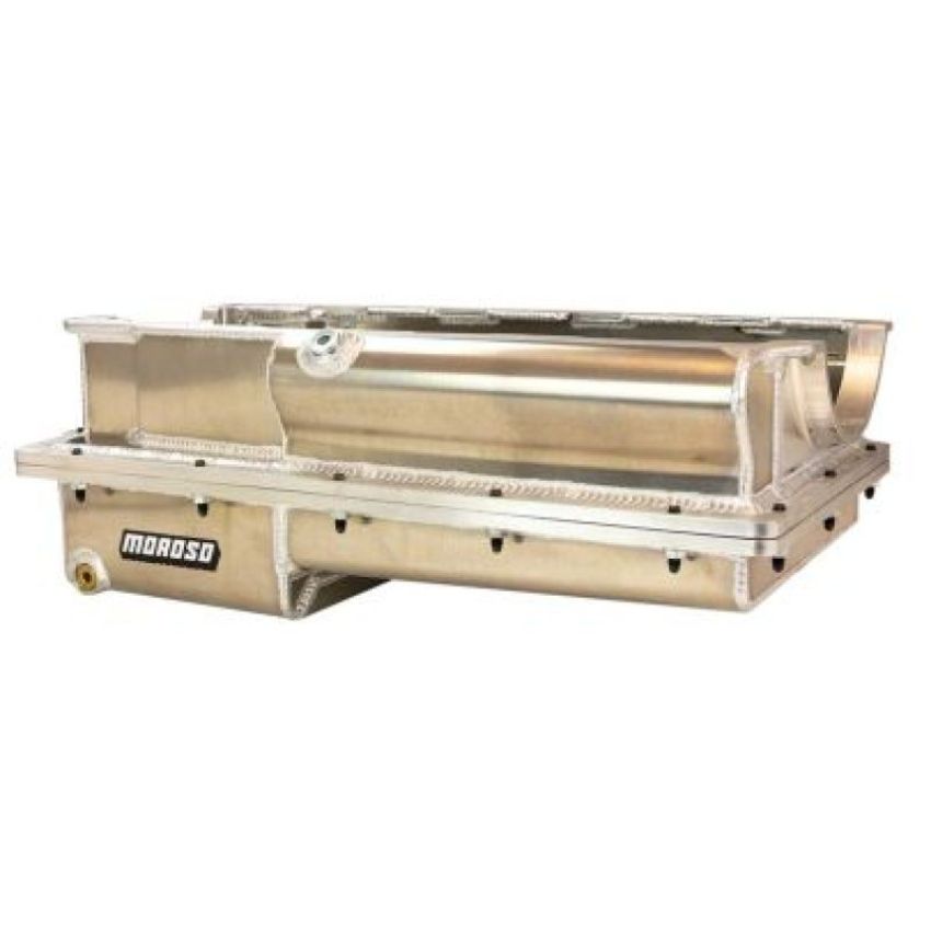 Moroso 20380 Brodix 5.00in Bore BBC 2 Piece Wet Sump Aluminum Oil Pan