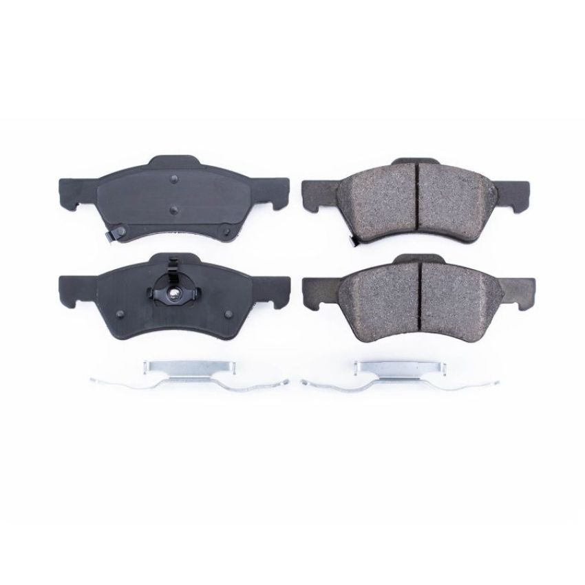 PowerStop 17-857 PowerStop - Z17 Low-Dust Ceramic Brake Pads with Hardware
