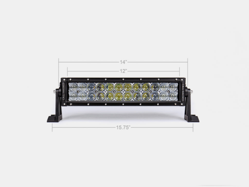 Cali Raised LED CR2302 Cali Raised 14 Dual Row 5D Optic Osram Led Bar - Spot