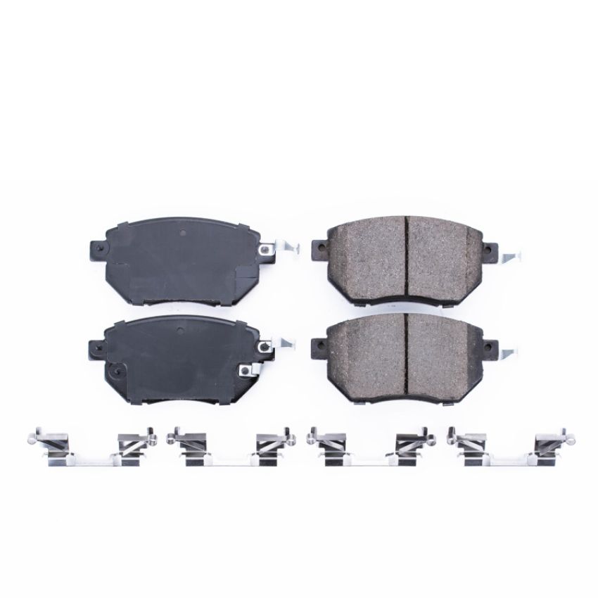 PowerStop 17-969 PowerStop - Z17 Low-Dust Ceramic Brake Pads with Hardware