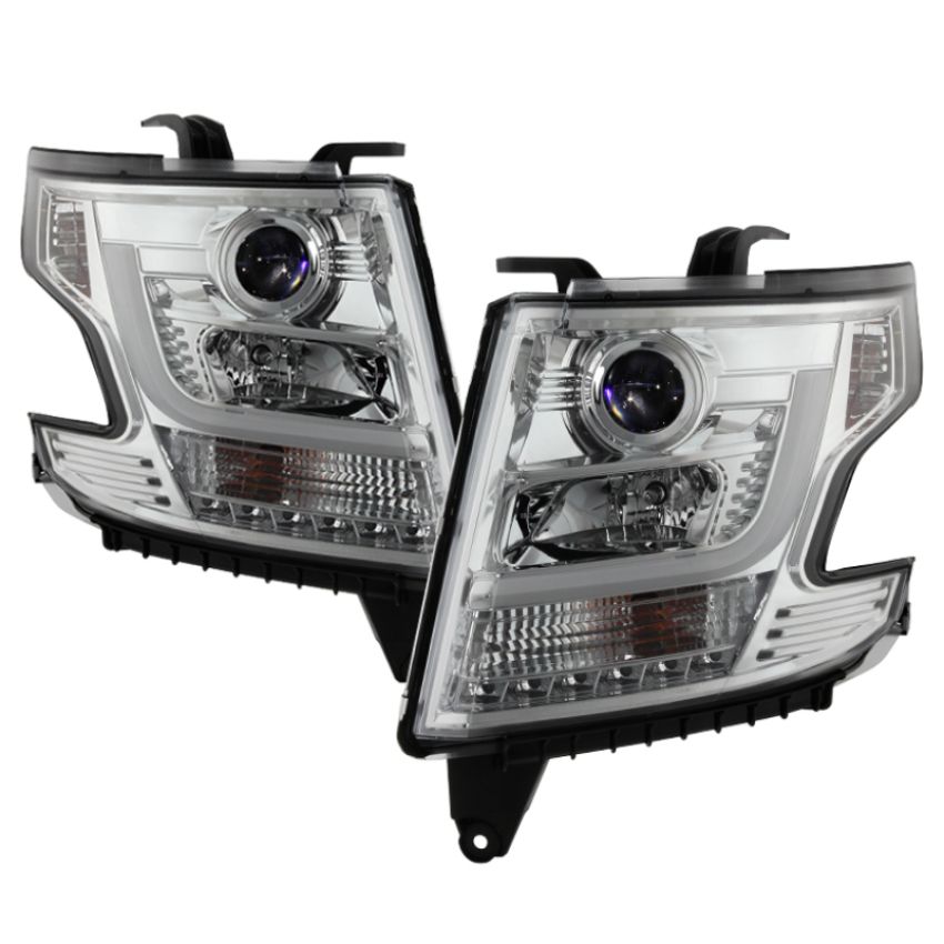 SPYDER 5082534 Projector Headlights - DRL LED - Chrome
