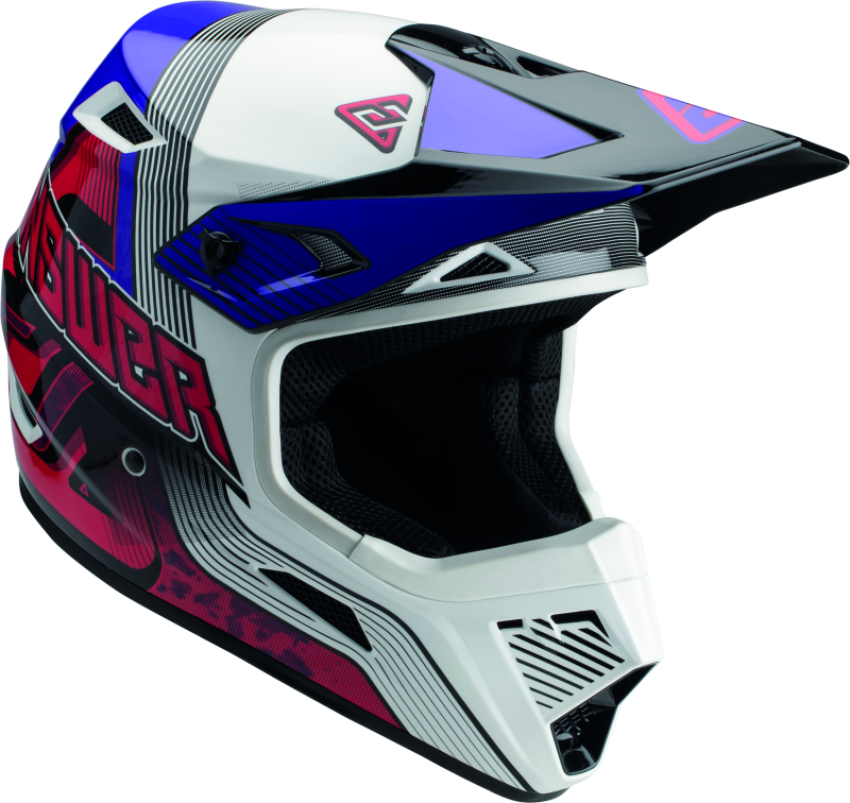 Answer 447688 AR1 Vendetta Helmet Red/White/Purple - Large