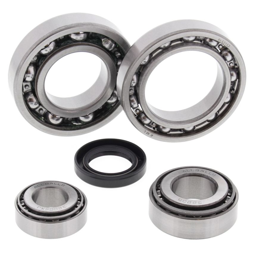 All Balls Racing 25-2019 86-87 Kawasaki KLF300A Bayou Differential Bearing & Seal Kit Rear