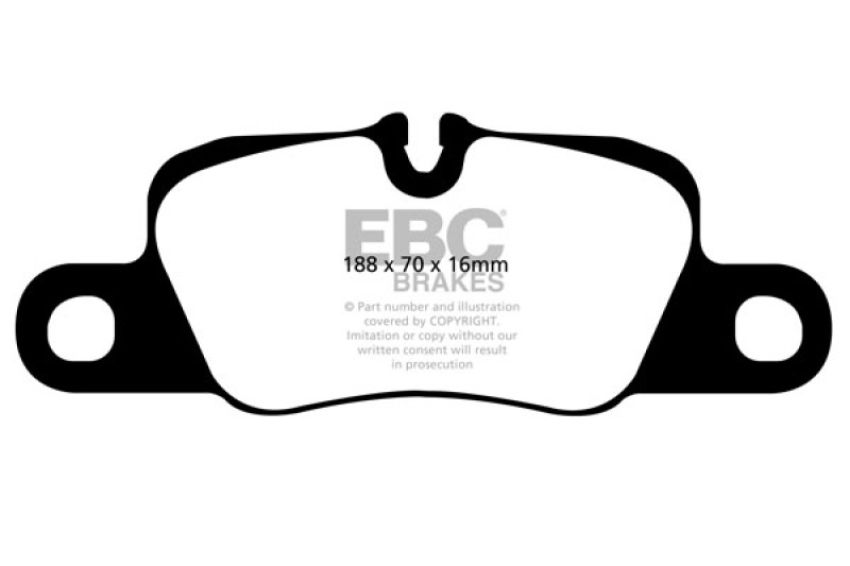EBC Brakes DP31858C Redstuff Ceramic Low Dust Brake Pads