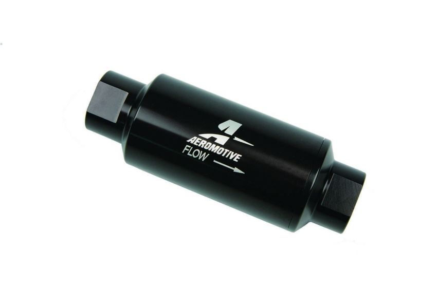 AEROMOTIVE AFS12321 Inline Fuel Filter - 10 Micron- Black