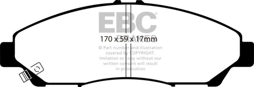 EBC Brakes UD1378 Ultimax OEM Replacement Brake Pads