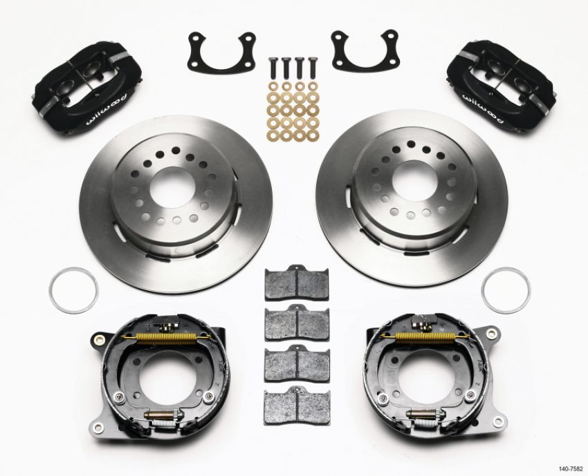 Wilwood 140-7582 Forged Dynalite P/S Park Brake Kit New Big Ford 2.36in Offset