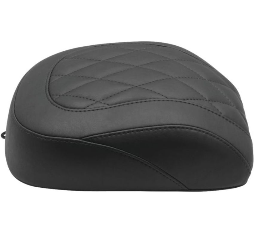 Mustang Motorcycle 83063 Mustang 18-21 Harley Breakout Wide Tripper Solo Passenger Seat Diamond Stitch  - Black