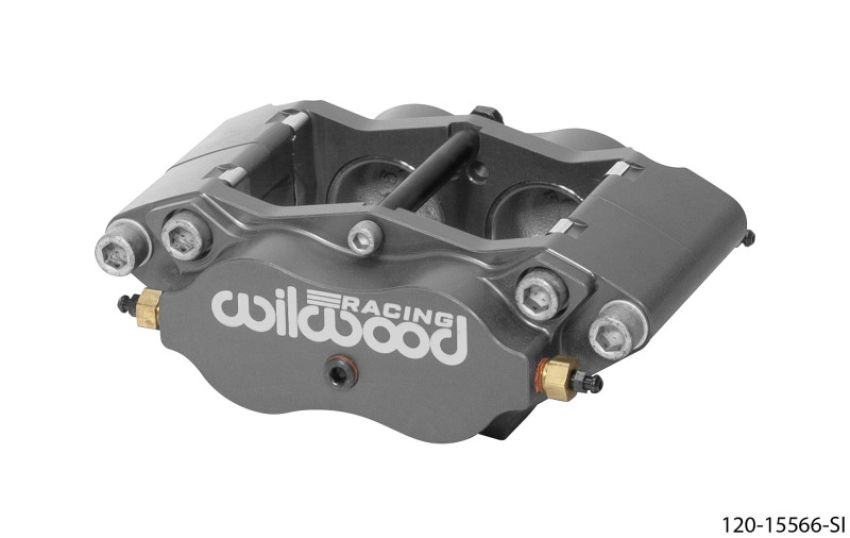 Wilwood 120-15566-SI Caliper-Billet Narrow Dynalite 4.75in Radial Mount 1.62in Pistons 1.00in Disc