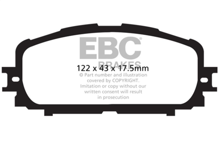 EBC Brakes DP21897 Greenstuff 2000 Series Sport Brake Pads