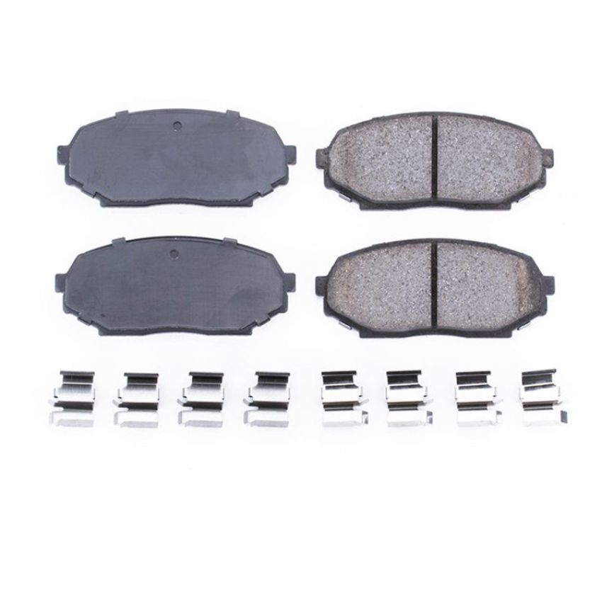 PowerStop 17-457 PowerStop - Z17 Low-Dust Ceramic Brake Pads with Hardware