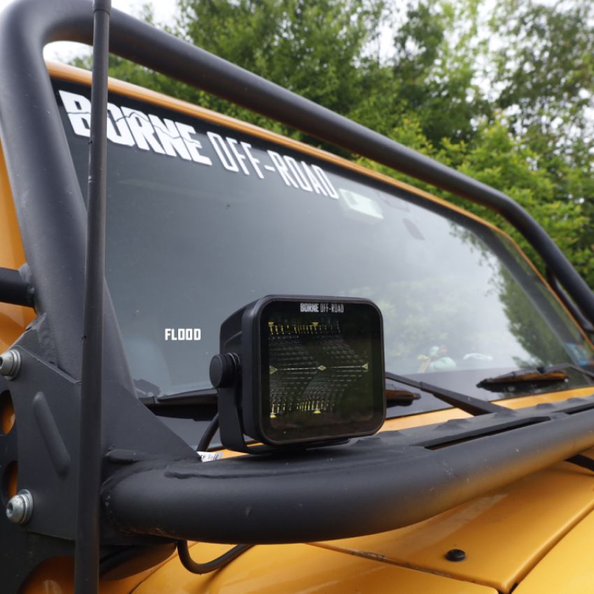 Borne Off-Road BNLT-LP33-2S Light Pods (Kit of 2) 3x3 Spot
