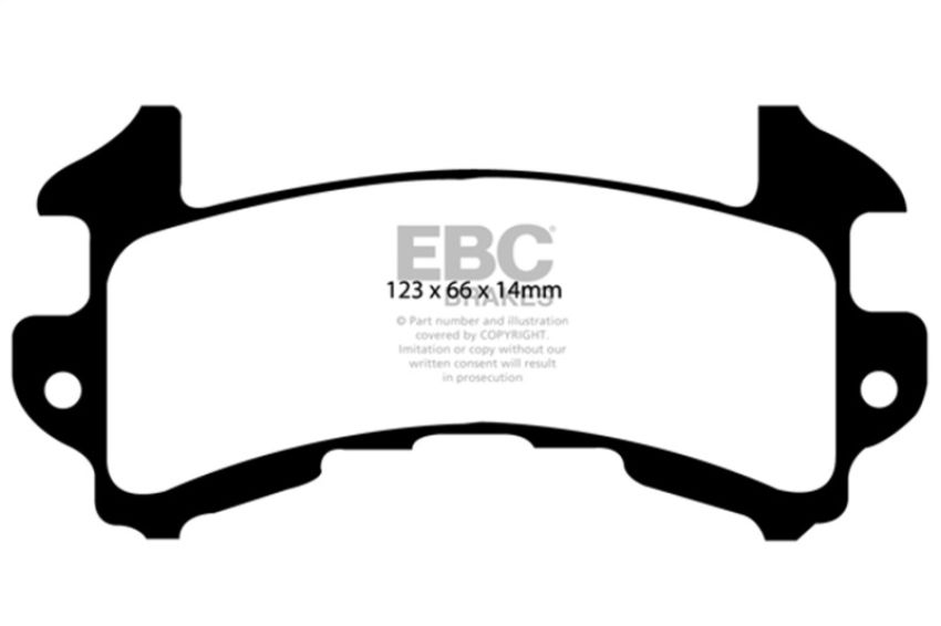 EBC Brakes DP51146NDX Bluestuff NDX Full Race Brake Pads