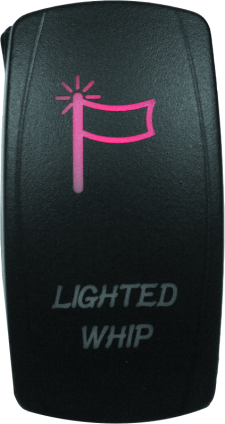 DragonFire Racing 521394 Lighted Switch Whip On/Off Red