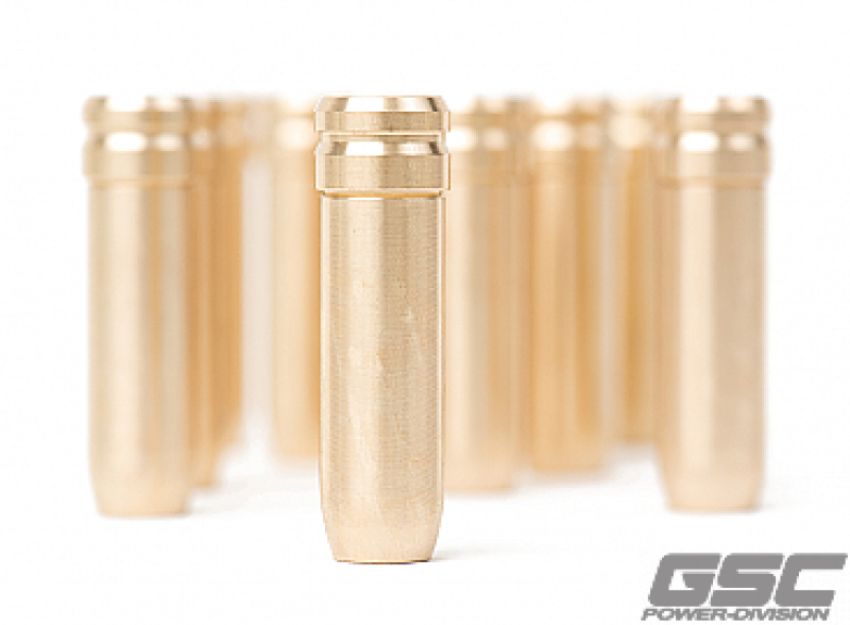 GSC Power Division 3145-12 GSC P-D Toyota 2JZ STD Manganese Bronze Exhaust Valve Guide Stopper Style - Set of 12