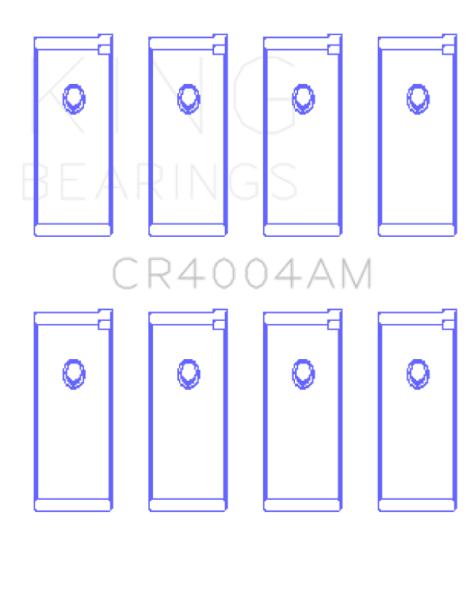 King Isuzu 4XC1/4XC1T 1.5L (Size STD) Rod Bearing Set
