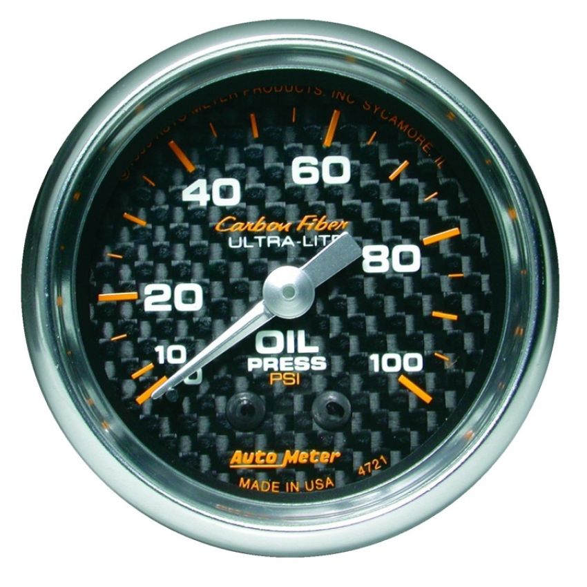 AUTOMETER ATM4721 C/F 2-1/16in Oil Pressure Gauge 0-100PSI