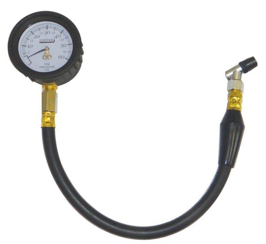 Moroso 89594 Tire Pressure Gauge 0-60psi - Garage Series