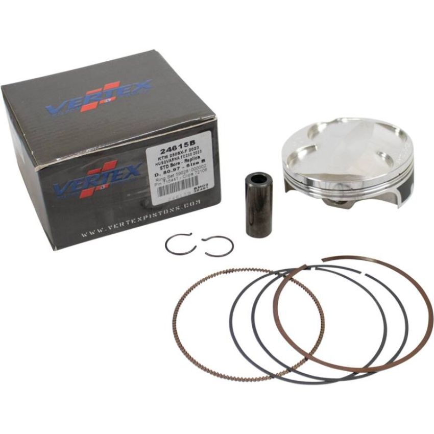 Vertex Pistons 24615B Vertex Piston 2024 KTM 250 EXC-F 250cc Forged Replica Piston Kit