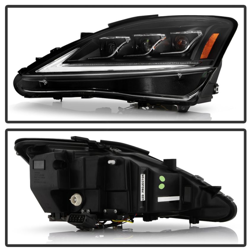 SPYDER 5088246 High-Power LED Module ( Low Beam ) Equipped Headlights - Black