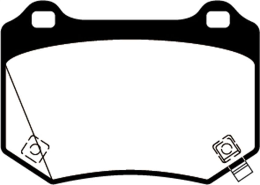 EBC Brakes DP32361C Redstuff Ceramic Low Dust Brake Pads