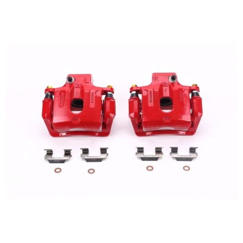 PowerStop S5058 Red Powder Coated Calipers