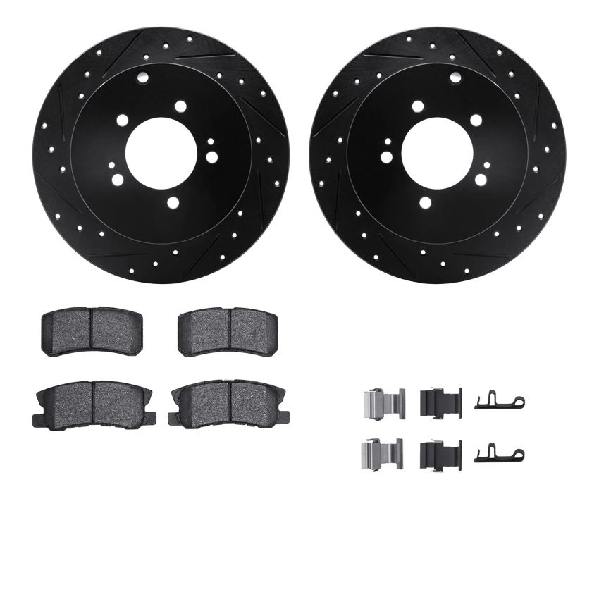 Dynamic Friction 8512-72075 Rotor Kit