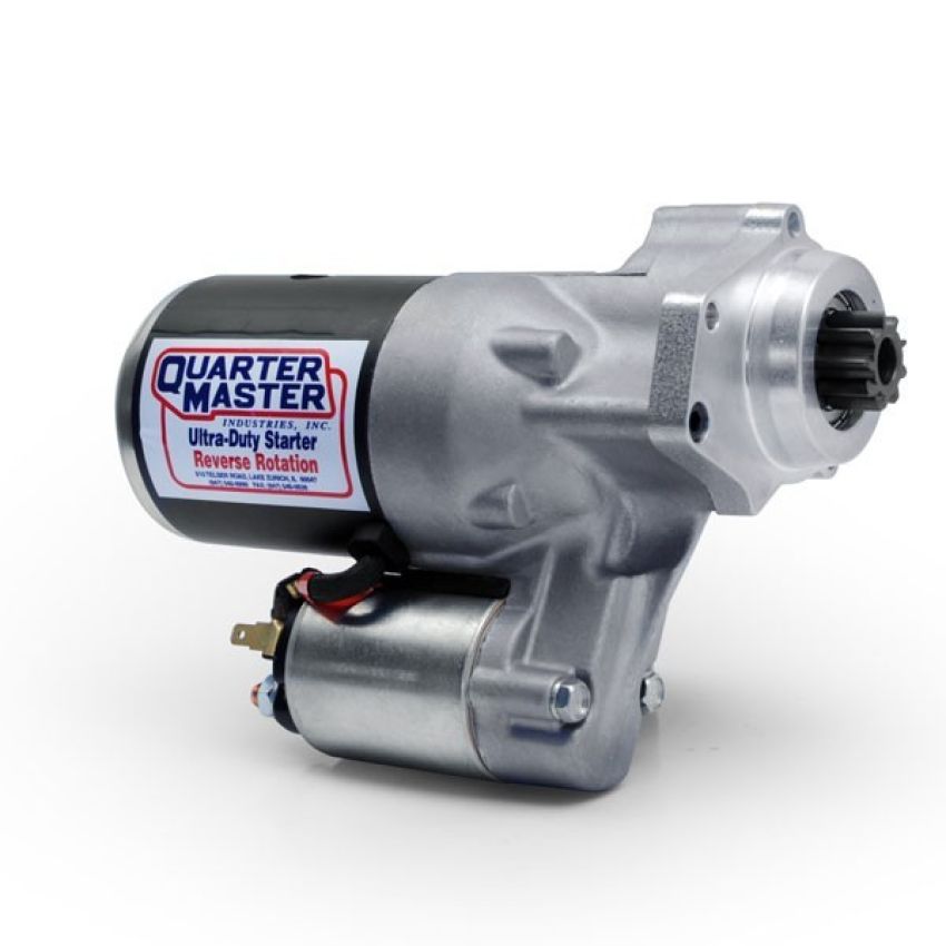 Quarter Master 114267B Starter Reverse Mount 8T FOR 91T RING GEAR