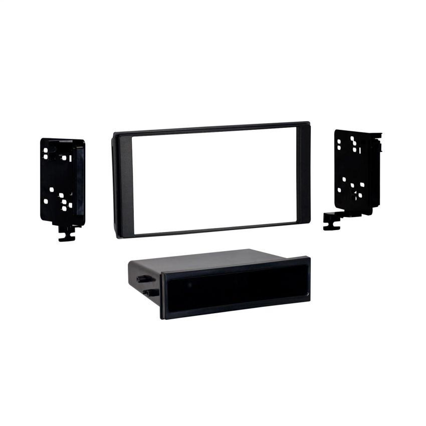Metra 99-8905B Custom Fit Mounting Kit ISO DIN Radio Provision w/Pocket Incl.: Radio Trim Panel/Radio Brackets/Pocket/Screws Custom Fit Mounting Kit