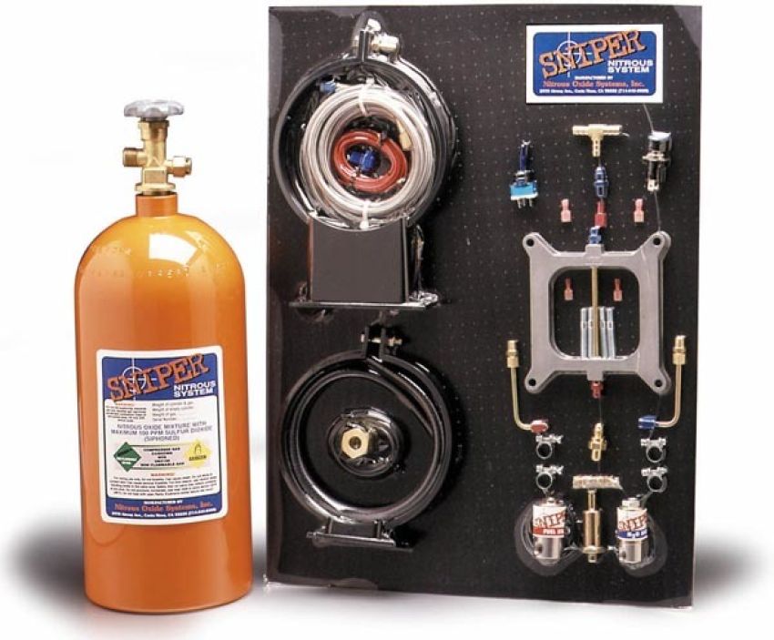NITROUS OXIDE SYSTEMS NOS07001 Sniper Nitrous System Holley 4-BBL