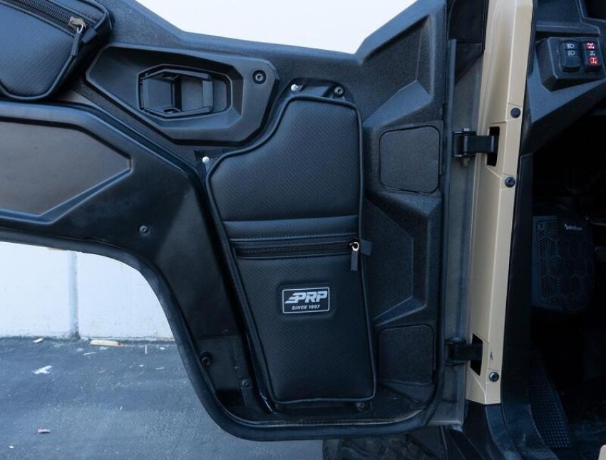 PRP Seats E118-210 2016+ Polaris General Front Lower Door Bags w/Knee Pad - Pair