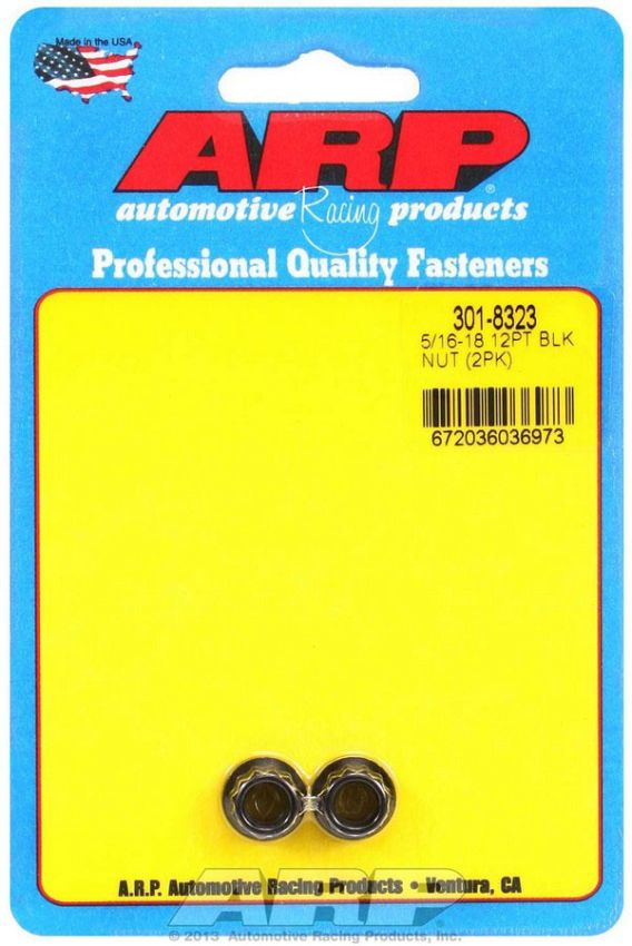 ARP ARP301-8323 5/16-18 12pt Nut Kit 2pk
