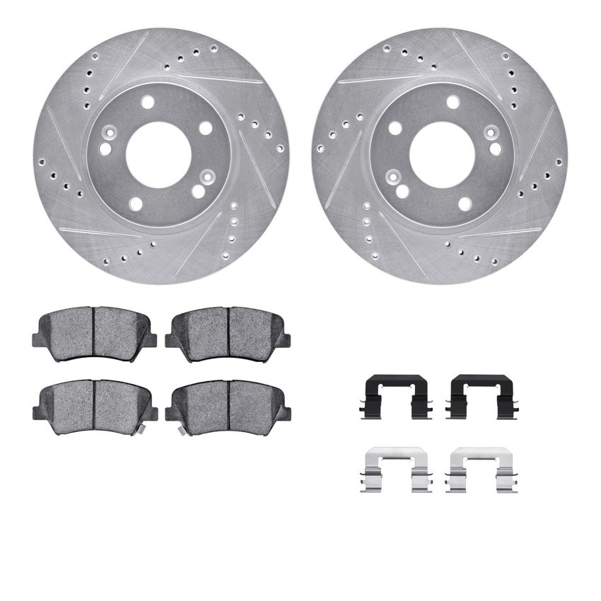 Dynamic Friction 7512-03076 Rotor Kit