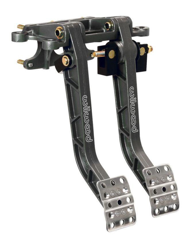 Wilwood 340-11295 Adjustable Dual Pedal - Brake / Clutch - Fwd. Swing Mount - 6.25:1