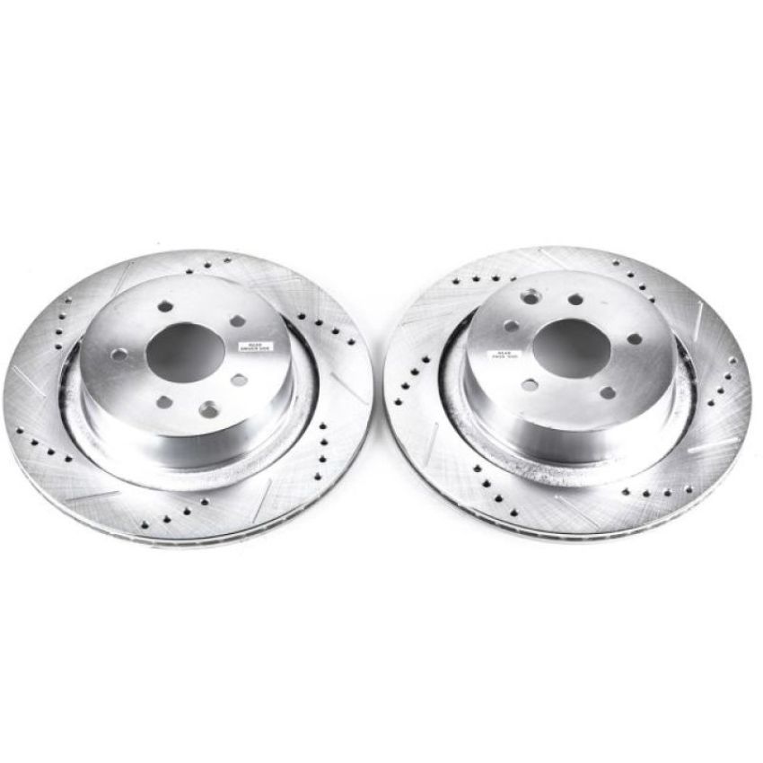PowerStop JBR1340XPR PowerStop Evolution Performance Drilled, Slotted & Plated Brake Rotor Pair