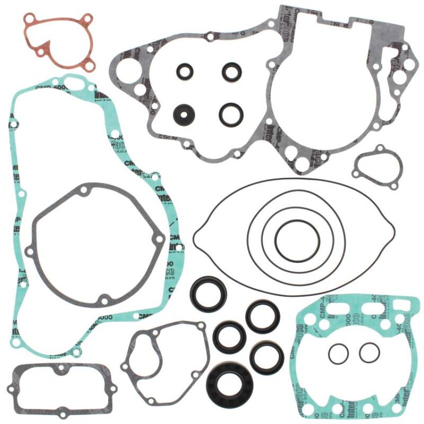 Vertex Pistons 811589 Vertex Gaskets 03-05 Suzuki RM250 Complete Gasket Kit w/ Oil Seals