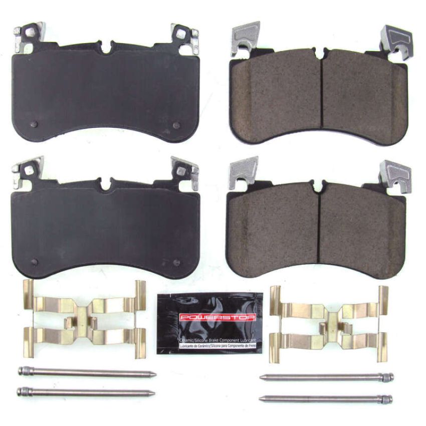 PowerStop Z23-2184 PowerStop - Z23 Daily Driver Carbon-Fiber Ceramic Brake Pads with Hardware Kit
