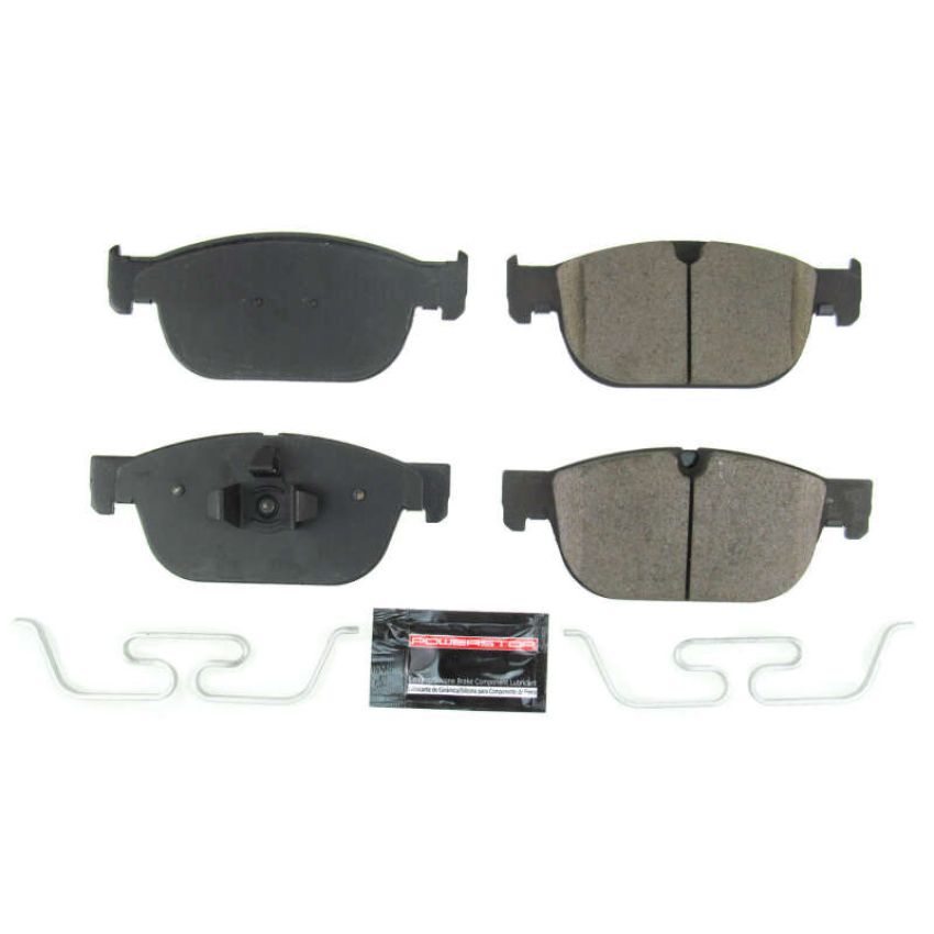 PowerStop Z23-1865 PowerStop - Z23 Daily Driver Carbon-Fiber Ceramic Brake Pads with Hardware Kit