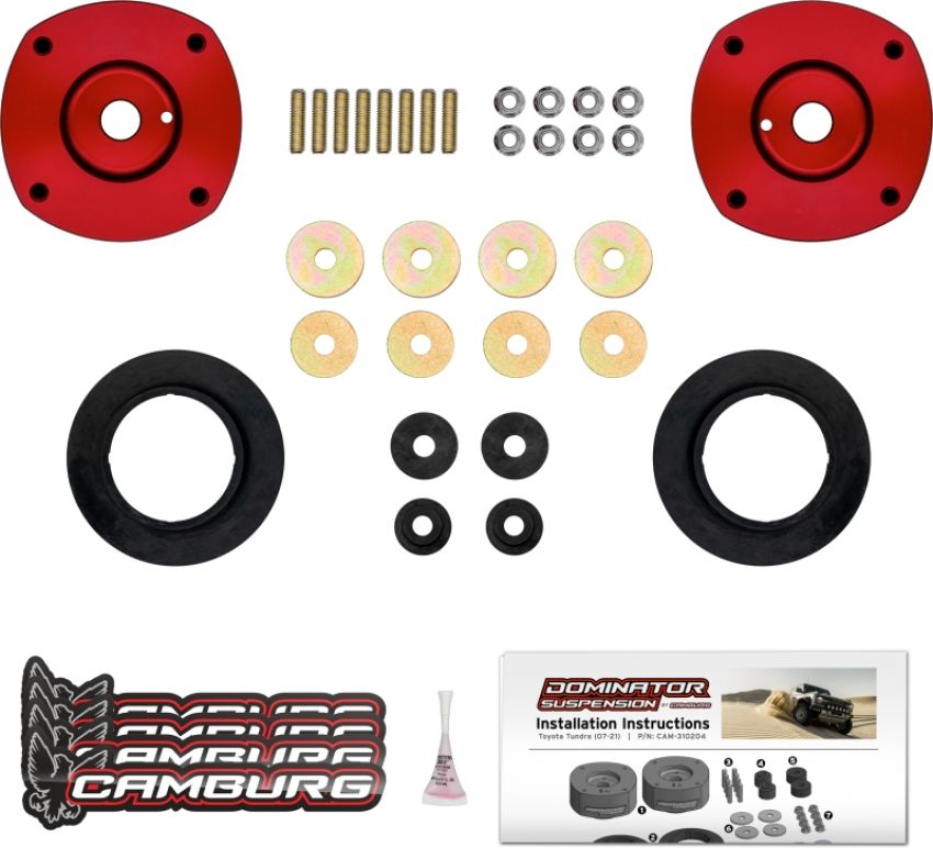 Camburg CAM-310204 07-21 Toyota Tundra 2wd /4wd Dominator Preload Spacer Kit