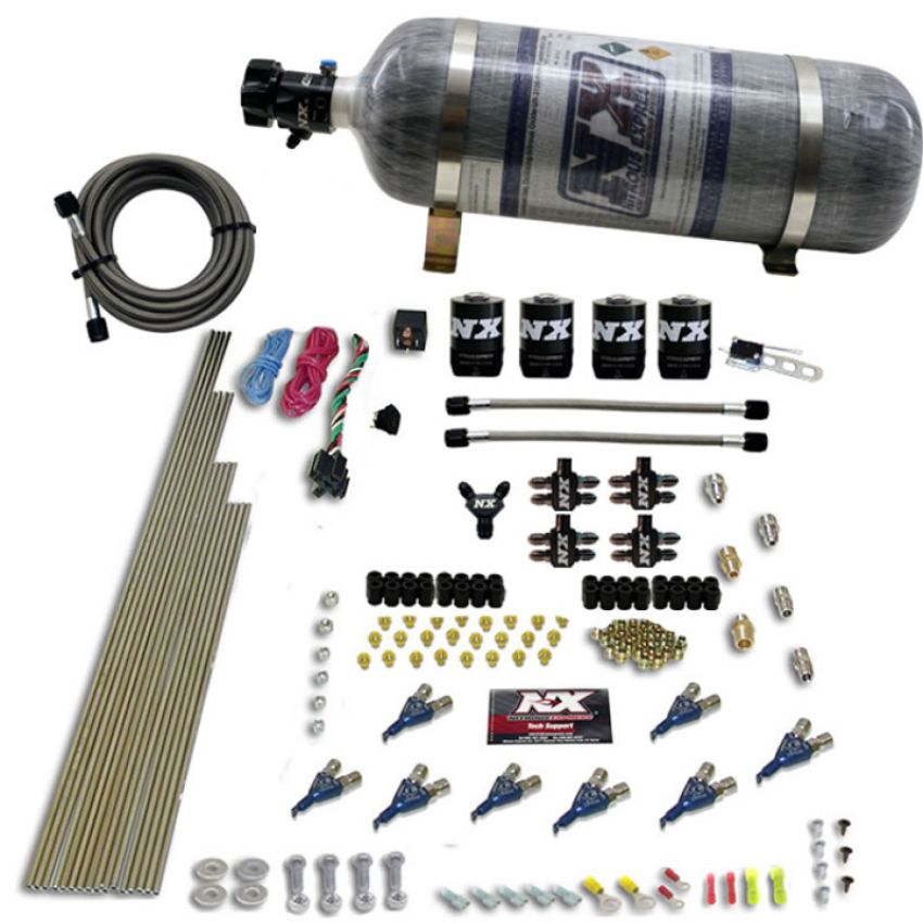 Nitrous Express 80005-12 8-CYL ALCOHOL (250-350-450-550HP) WITH COMPOSITE BOTTLE