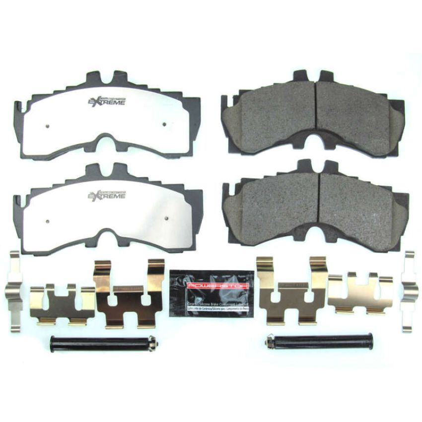 PowerStop Z26-2062 PowerStop - Z26 Performance Carbon-Fiber Ceramic Brake Pads with Hardware Kit