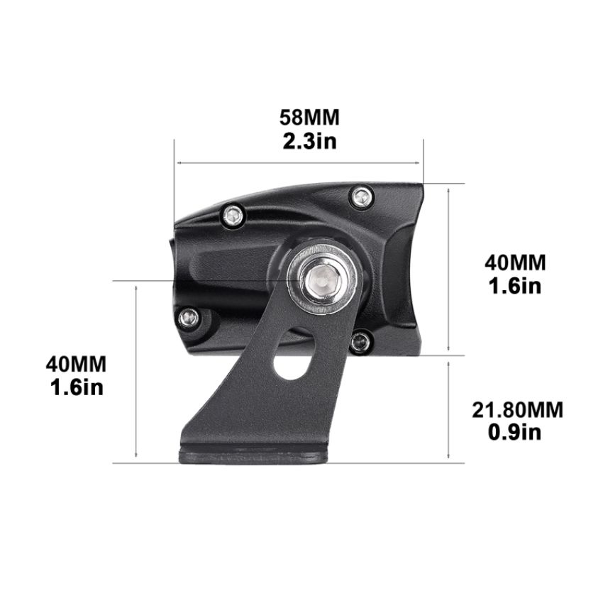XKGLOW XK064010-FS XK Glow Razor Light Bar Fog + Strobe No Wire & Switch 10in
